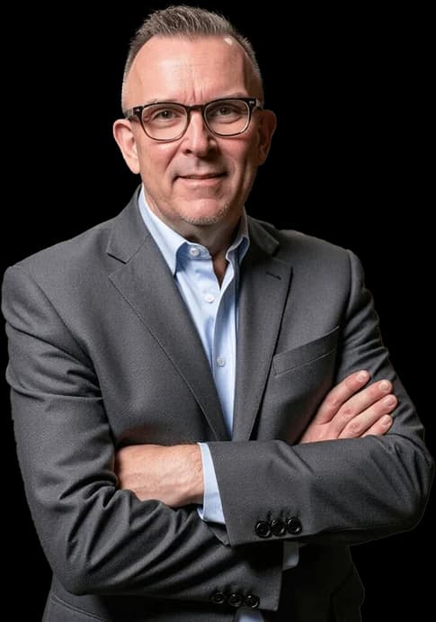 Portrait of TechStack co-founder Perry Belcher